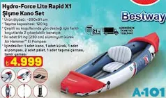BESTWAY HYDRO-FORCE LİTE RAPİD X1 ŞİŞME KANO SET